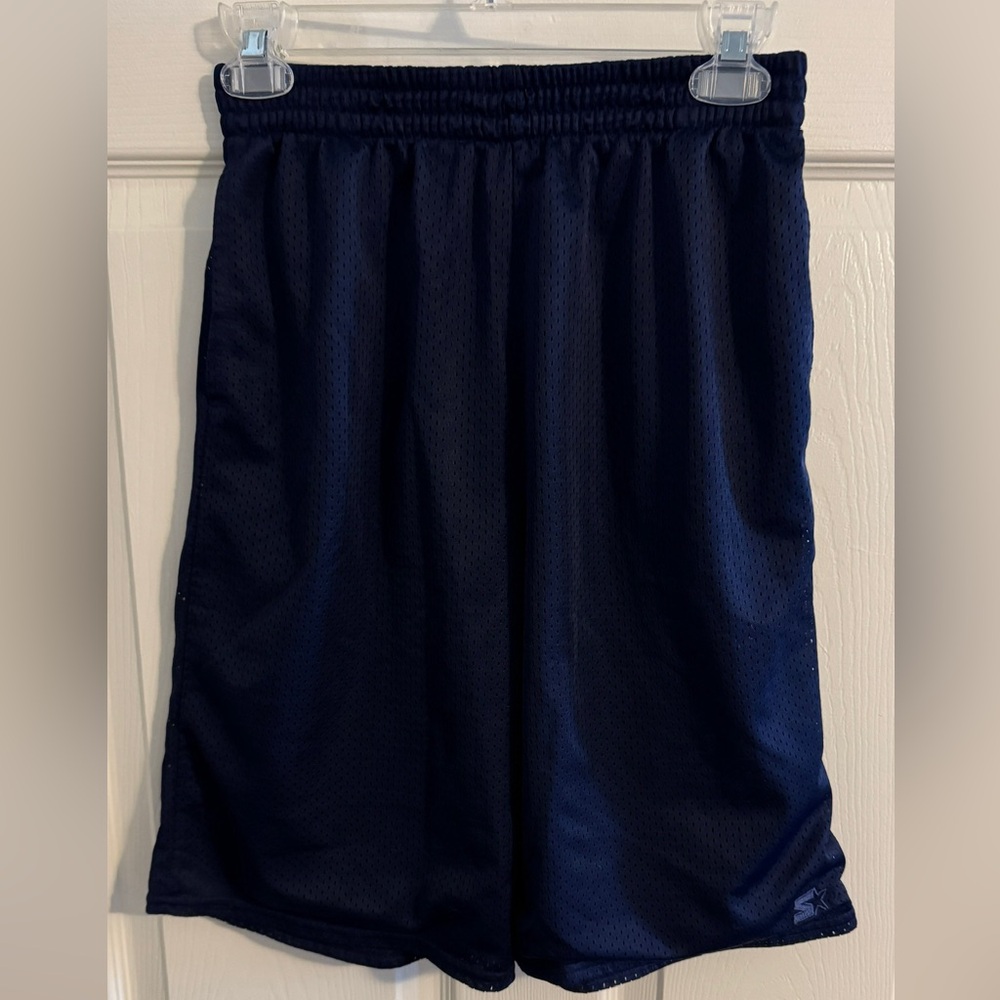 YXL Navy Blue Basketball Shorts